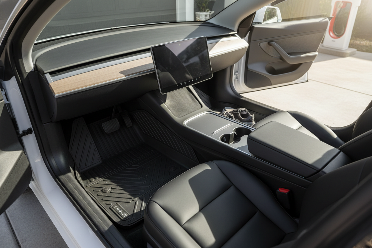 Tesla Model 3 Mattor: Skydda och Förbättra Din Bil